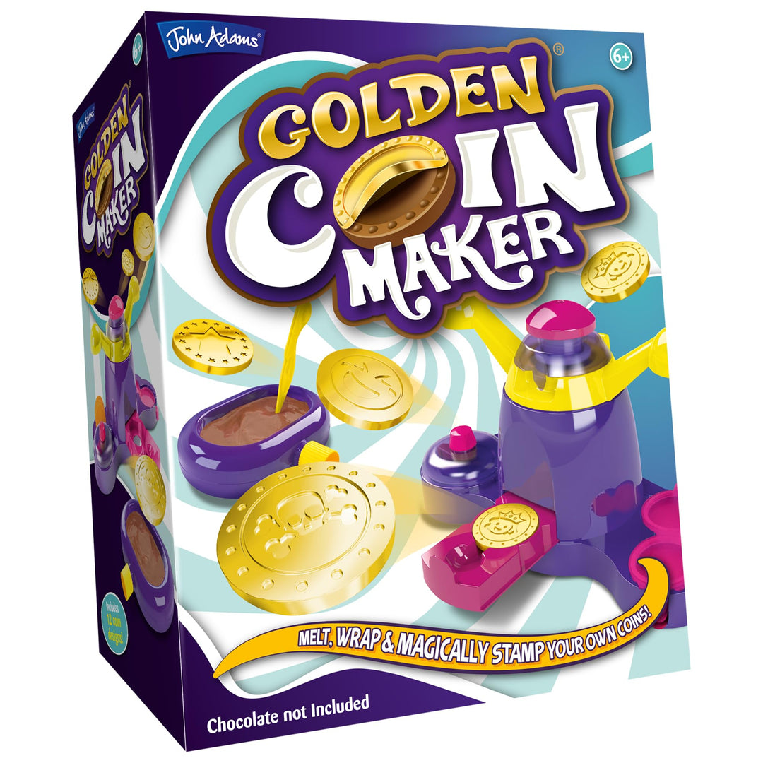 John Adams , Golden Coin Maker: Melt, wrap and Magically Stamp Your own Coins!, Food Craft, Ages 6+