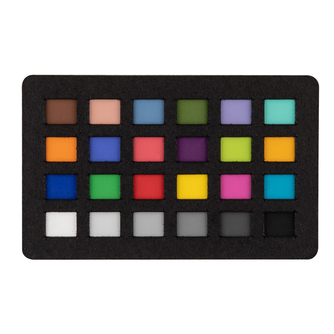 Calibrite ColorChecker Nano: Farbkarte für Fotografie, 24 x 40 mm, CCC-NANO, Mehrfarbige Farbfelder,