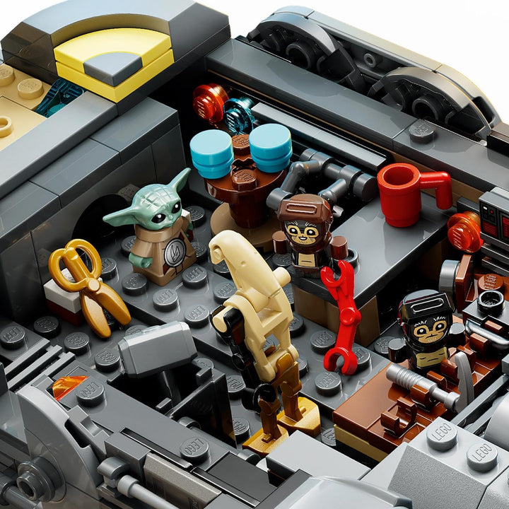 LEGO Star Wars 75445 Sternenschiff der Anzellaner - Spielet mit 3 Figuren & Einer Droiden Werkstatt