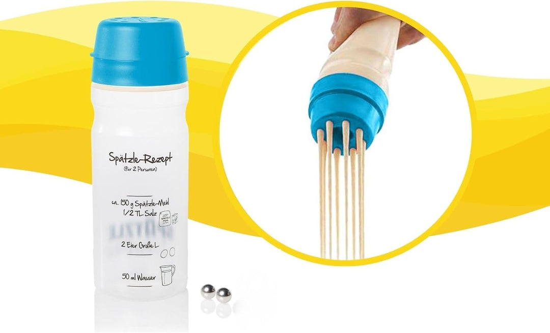 SCHNELL FRISCHE SPÄTZLE im Spätzle-Shaker machen. Vereinfachte patentierte Methode. Der All-in-one-K