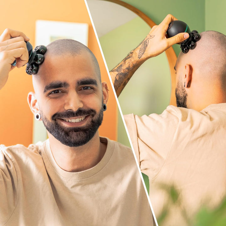 Cecotec Rasierer Bamba PrecisionCare Skull Shaver für den Kopf, extragrosser Kopf, 7 schwebende Klin