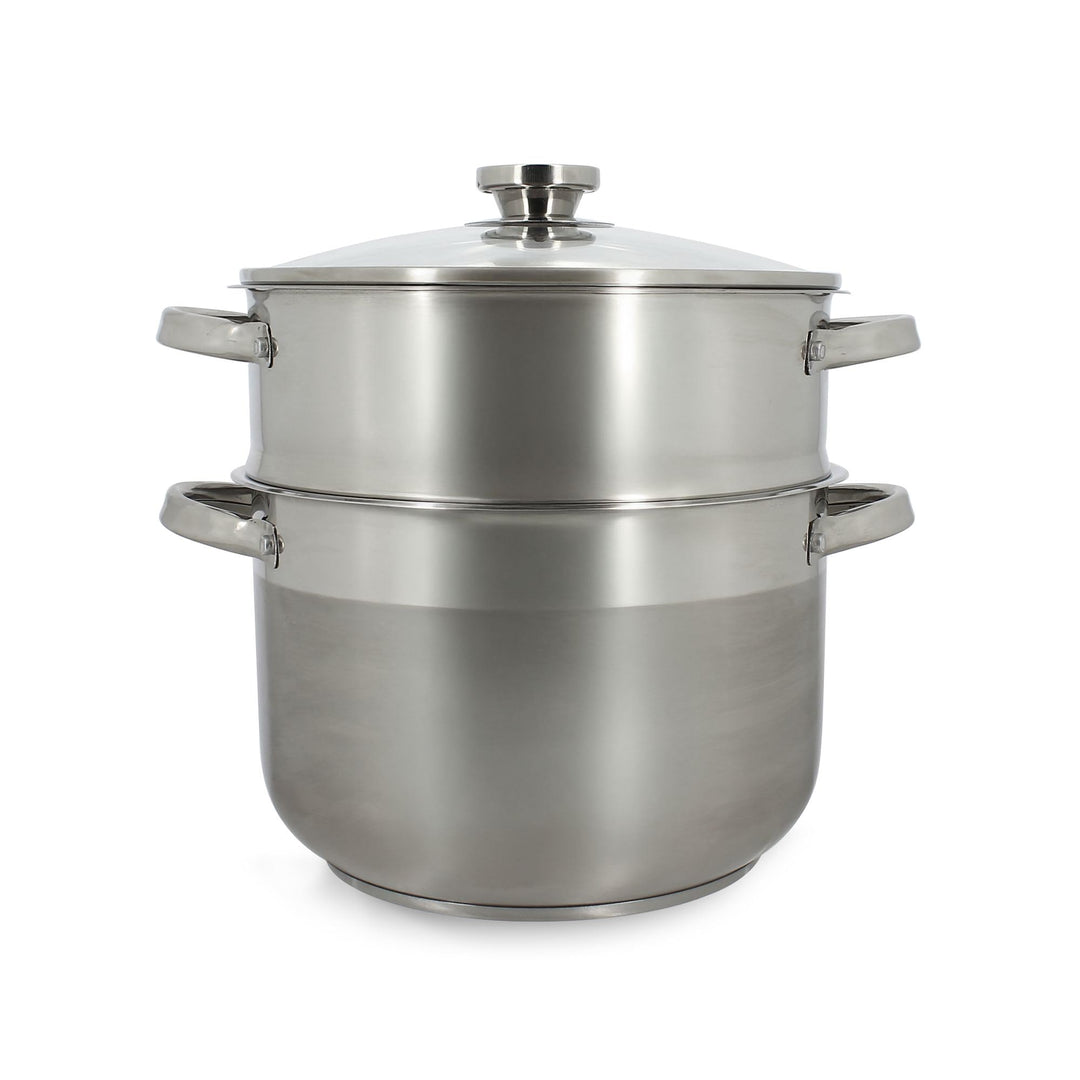 Couscoussier - MENASTYL - 4615450 - Edelstahl - 10 Liter - Für alle Herdarten geeignet, auch Indukti