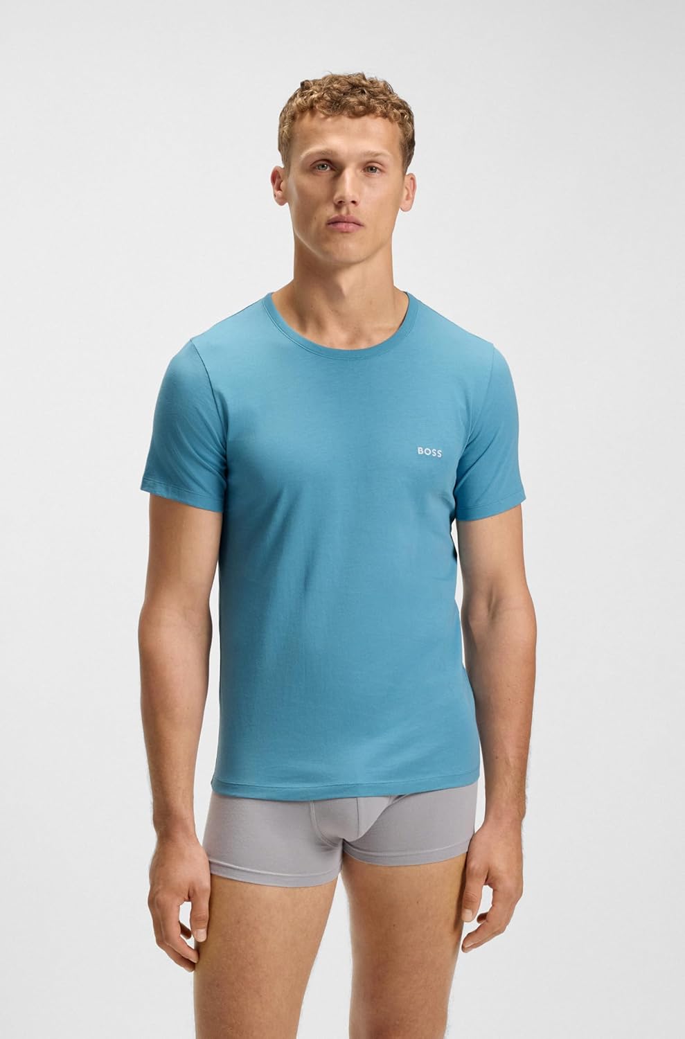 BOSS Herren Tshirtrn 3p Classic 10267939 0 Underwear_T_Shirt (1er Pack) M 981open Miscellaneous, M 9