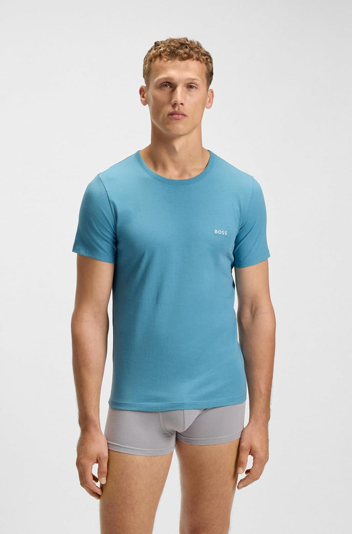 BOSS Herren Tshirtrn 3p Classic 10267939 0 Underwear_T_Shirt (1er Pack) M 981open Miscellaneous, M 9