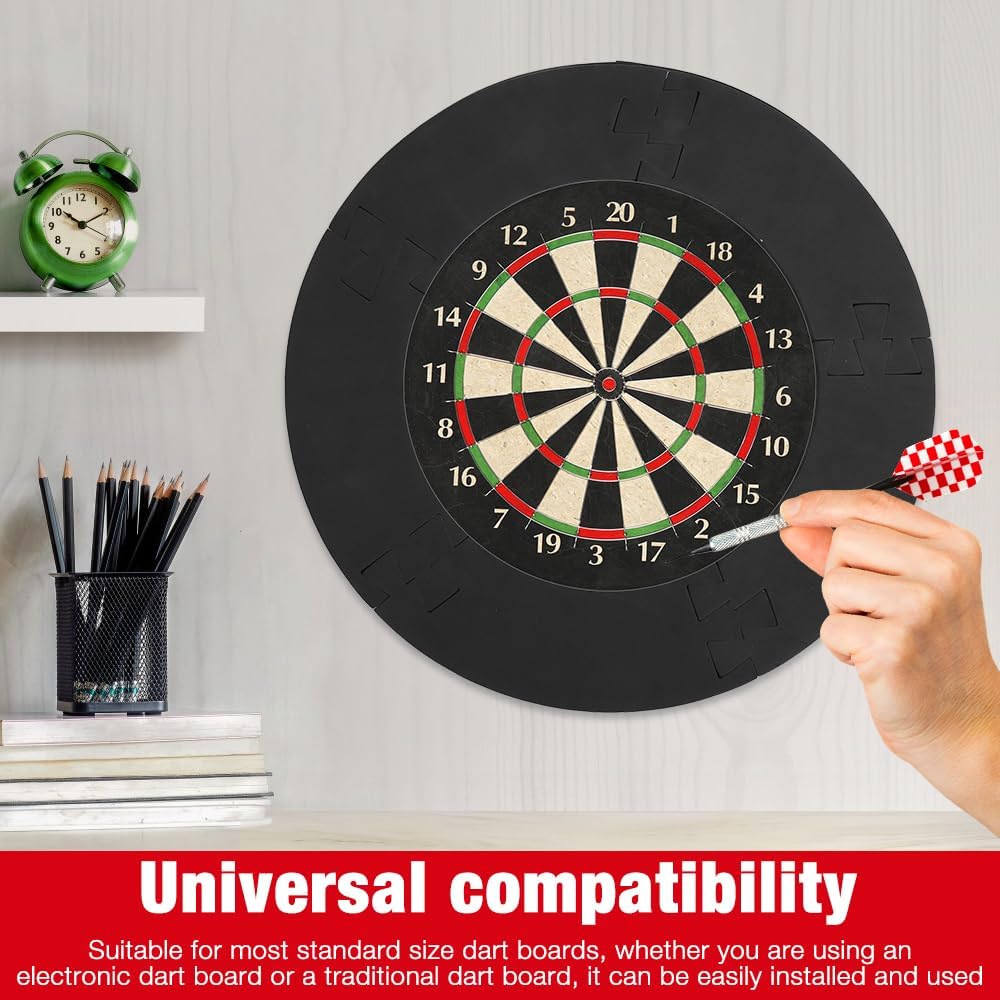 Dart Catchring Surround, 5pcs Dart Surround Auffangring, 45cm Dartscheibe Schutzring, Dartscheibe Wa