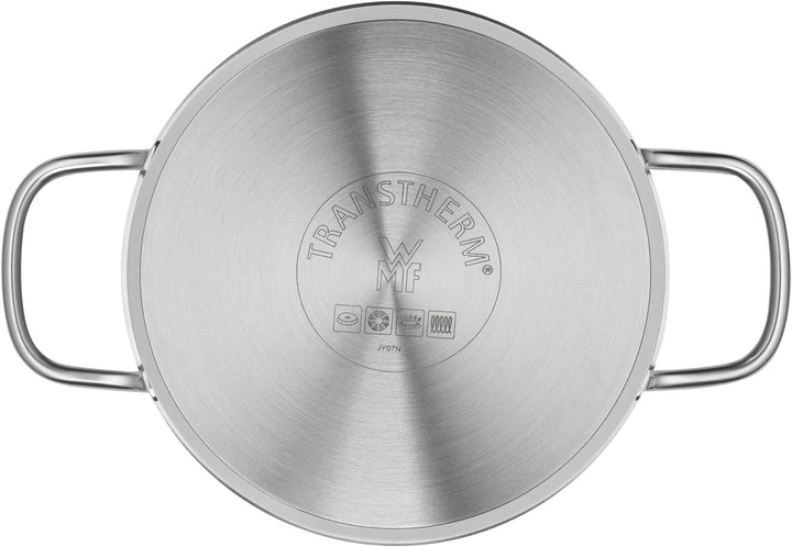 WMF Astoria Kochtopf klein 16cm, Glasdeckel, Fleischtopf Induktion 1,9l, Cromargan Edelstahl poliert