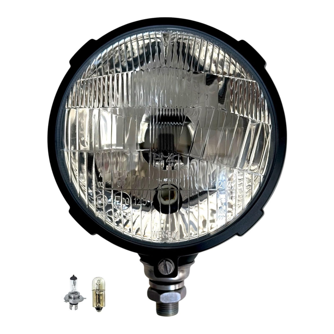 Mlx MelTruck® Scheinwerfer E20 Oldtimer 12V 24V Traktorscheinwerfer Trekker Traktor Schlepper mit Gl