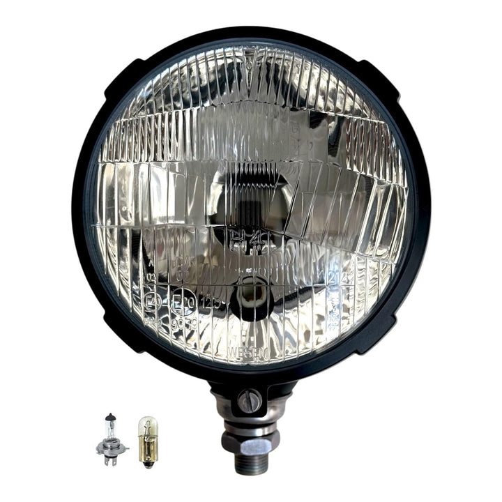 Mlx MelTruck® Scheinwerfer E20 Oldtimer 12V 24V Traktorscheinwerfer Trekker Traktor Schlepper mit Gl