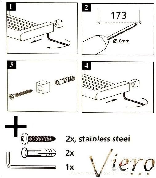 Haceka 415410 Viero, Seifenhalter, Draht