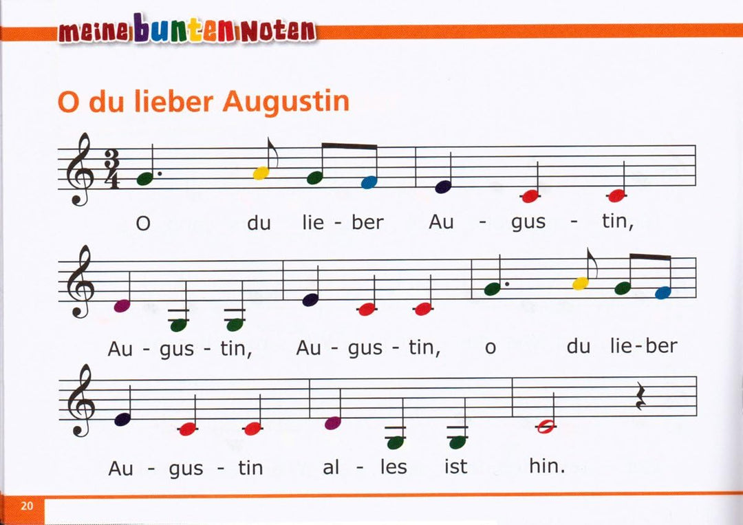 TRIOLA 12 Kompakt-Set. Die beliebte Blasharmonika mit farbigen Tasten für Kinder im Set mit dem Trio