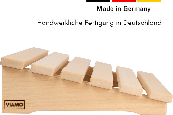 VIAMO® Sauna Kopfstütze Kopfteil Rückenlehne aus Abachiholz, 39,5 cm x 30 cm Grösse 1 (1er, Grösse 1