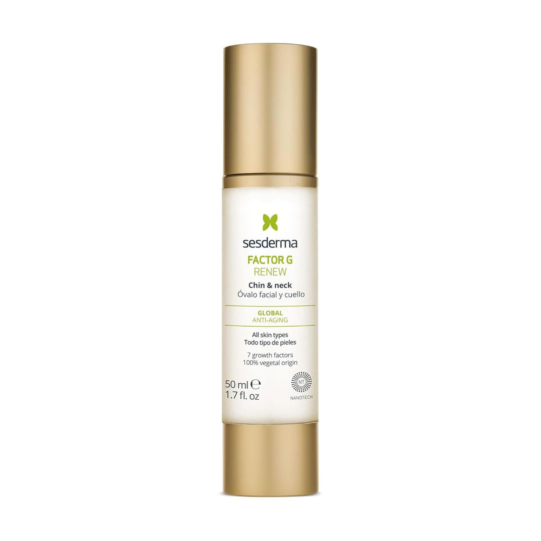 Sesderma | Factor G Renew Kinn und Hals | Hydratisierte und Erneuerte Haut | Anti-Aging-Pflege | Ver