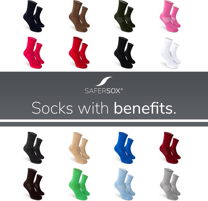 Safersox Sportsocken - Mückenschutz-Socken - in vielen Farben erhältlich! 43-46 3er Vorteilspack Wei