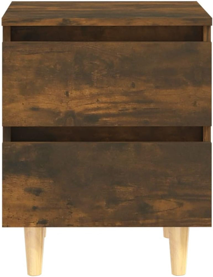 FIRBNUS Bedside Table Nachtkonsole Beistelltisch mit Stauraum Night Stand Nachttisch mit Massivholz-