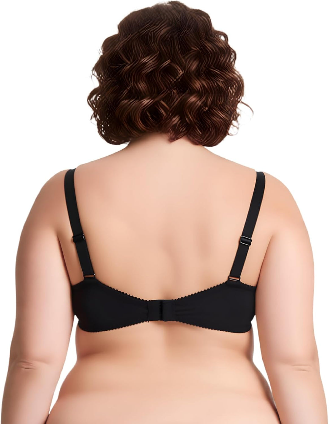Curve Muse Damen Übergrösse Ungefüttert Minimizer Bügel Vollfiguriger BH 75C Black,white,pink Beige