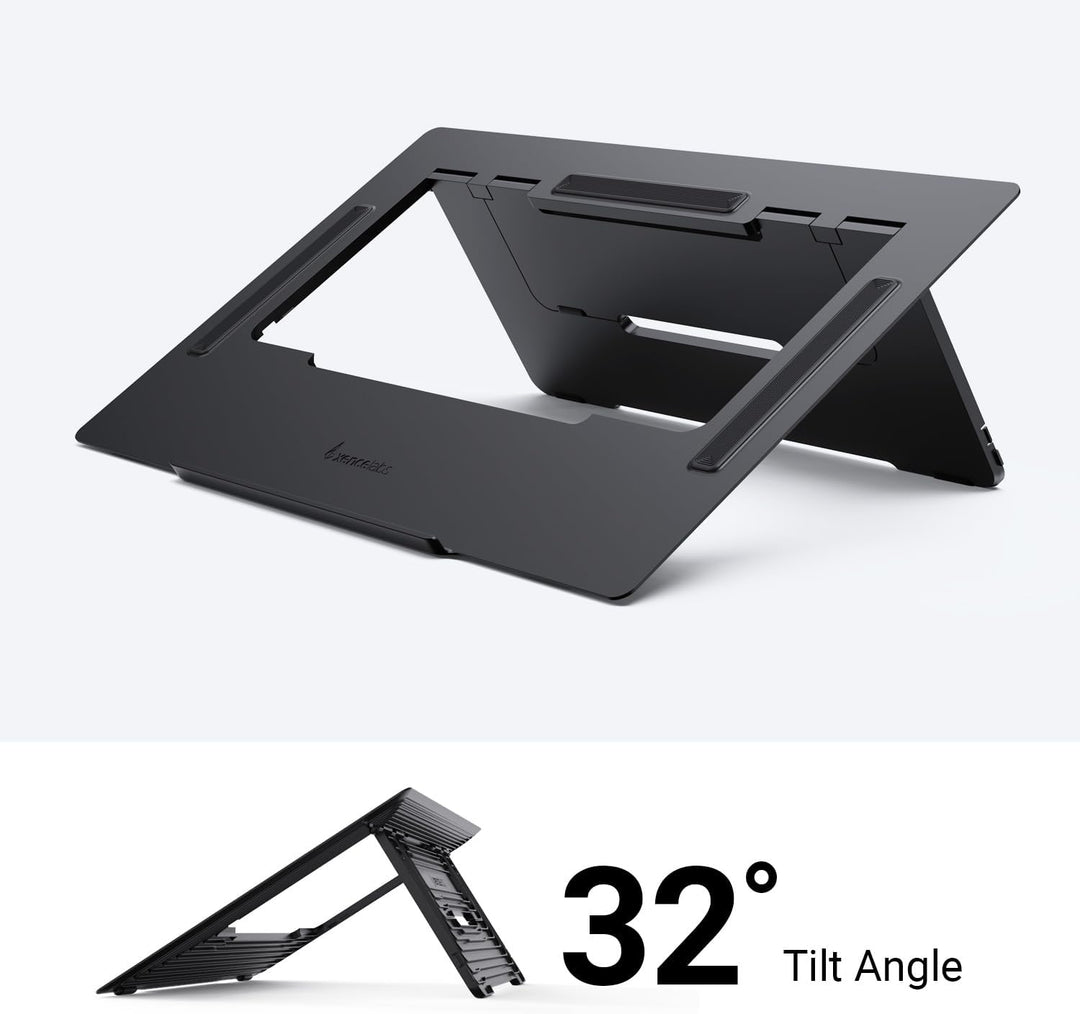 XENCELABS Mobile Easel Standfuss für Pen Display 16, Verstellbarer Zusammenklappbarer Ständer mit Zw
