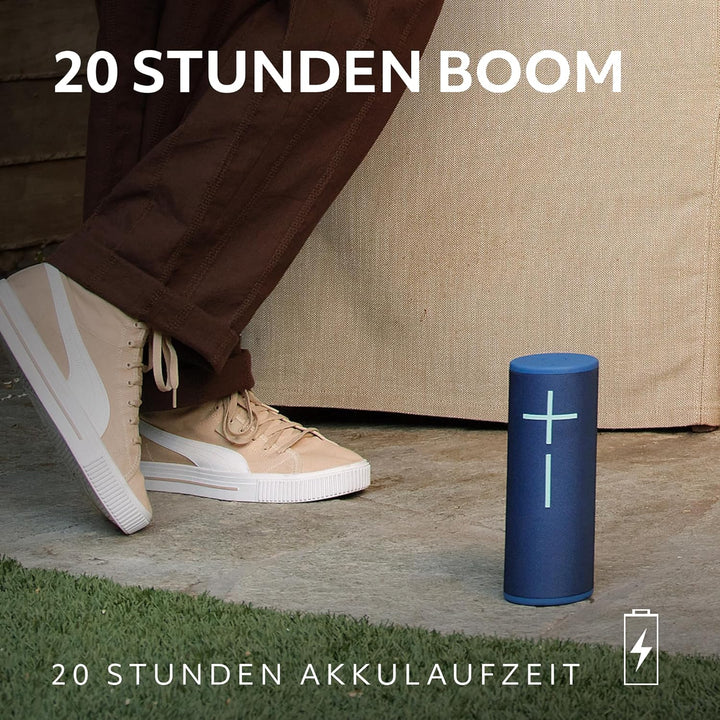 Ultimate Ears MEGABOOM 4 – mobiler, wasserdichter, schwimmfähiger Bluetooth-Lautsprecher mit kräftig