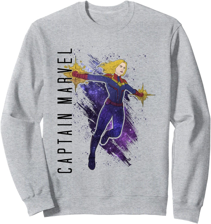 Marvel Avengers: Endgame Captain Marvel Galaxy Fill Sweatshirt