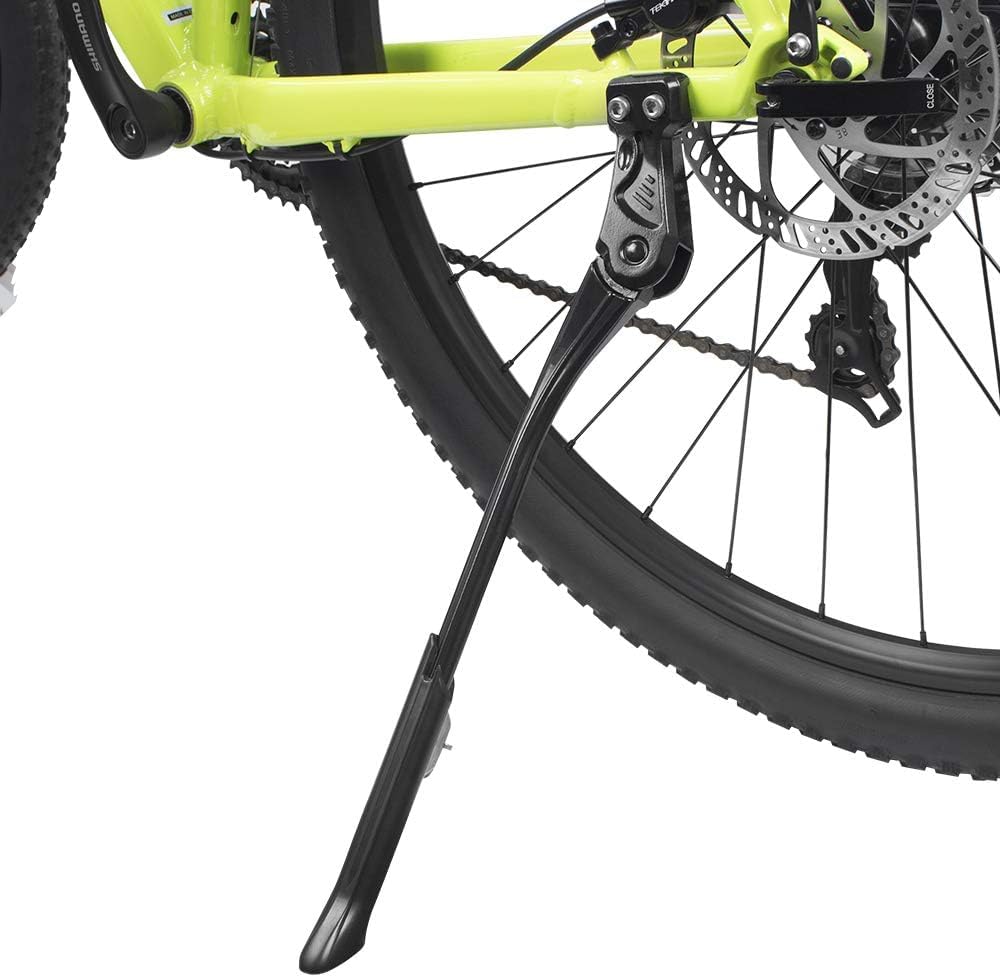 BV Bike Kickstand - Easy to Install, Mountain Bike Kick Stand for 24-29' Bicycles - Adjustable Lengt