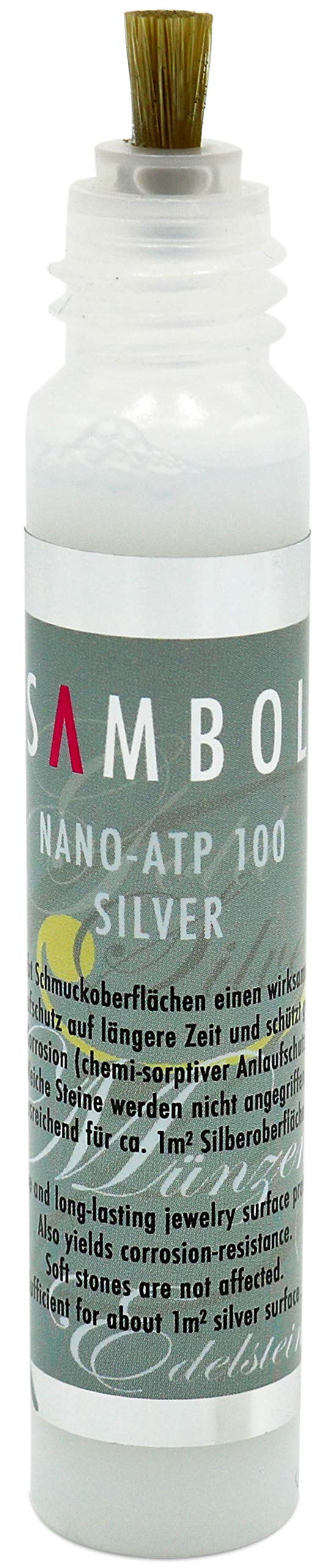 Sambol® Silber-Anlaufschutz NANO - ATP 100 Stift (25 ml) | Schutz vor Kratzern, Schmutz und Verfärbu