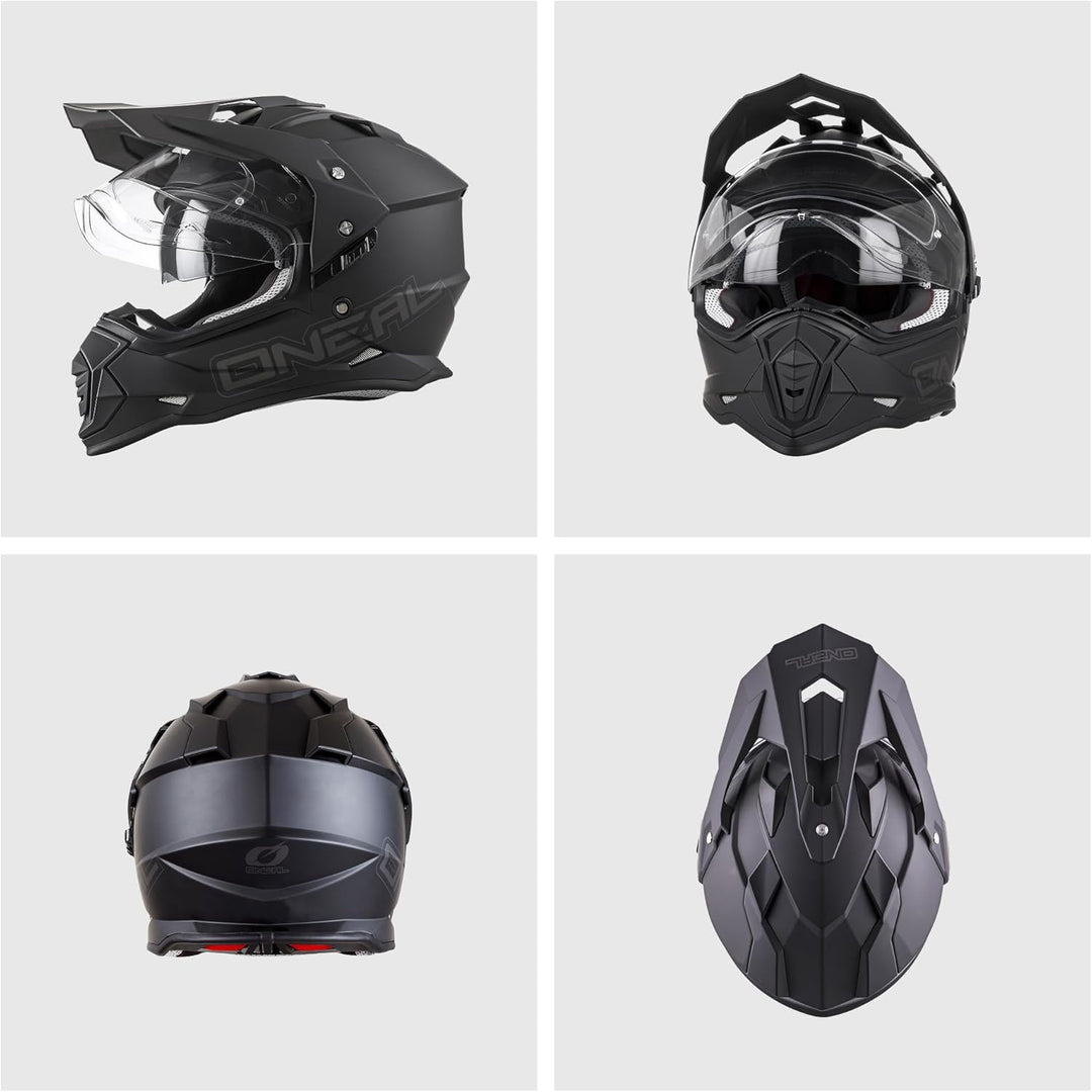 O'NEAL Unisex – Erwachsene Sierra Helmet Flat V.23 Helm M Schwarz/V.23, M Schwarz/V.23