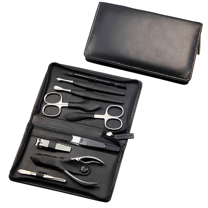Sonnenschein by Hans Kniebes - Manicure-Etui, Reissverschluss: 9-tlg. Bestückung, rostfrei-edelmatti