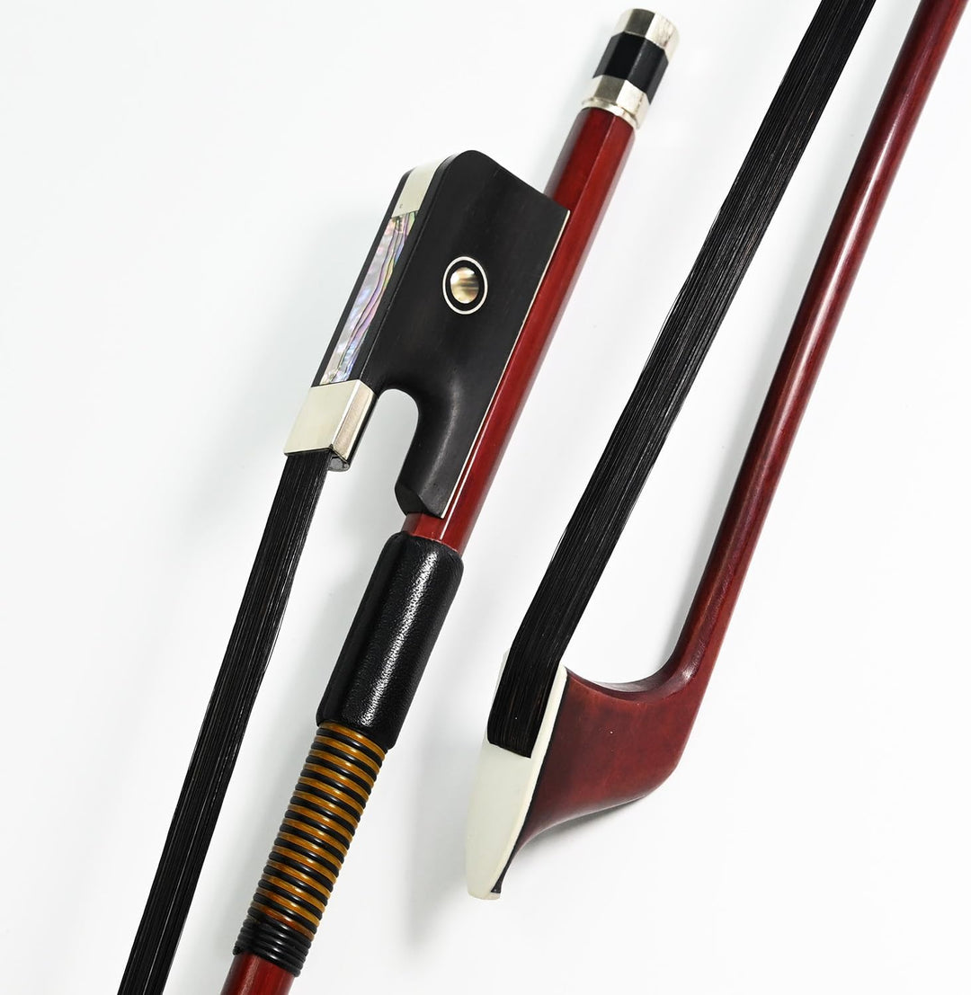 New voller Grösse schwarz Rosshaar Bass Schleife Warmer Klang French. Art Nr. 310bfb 4/4 Schwarzhaar