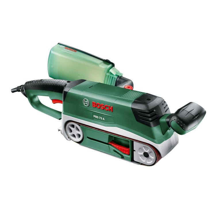 Bosch Bandschleifer PBS 75 A, 1 Schleifband K 80 (710 W, Schleiffläche 76 x 165 mm, Bandabmessung 75