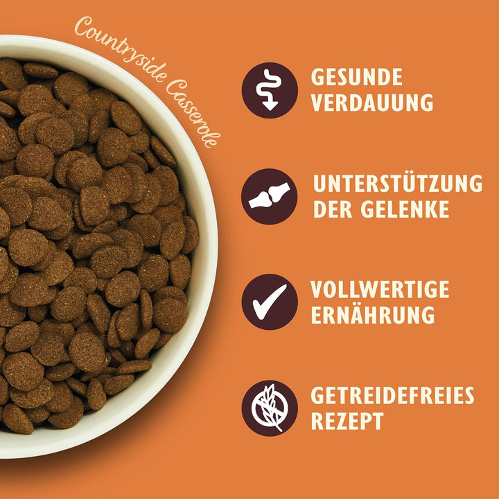 Lily's Kitchen natürliches Trockenfutter für ausgewachsene Hunde Huhn und Ente Getreidefreies Rezept