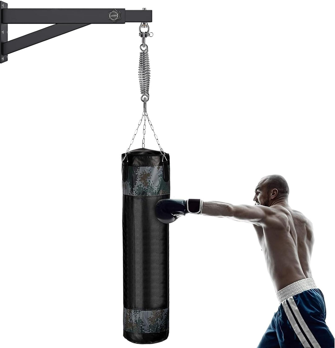 BeneLabel Punch Bag Wall Bracket Heavy Duty Home Gym Indoor Outdoor Längenverstellung: 17–25 cm, Län