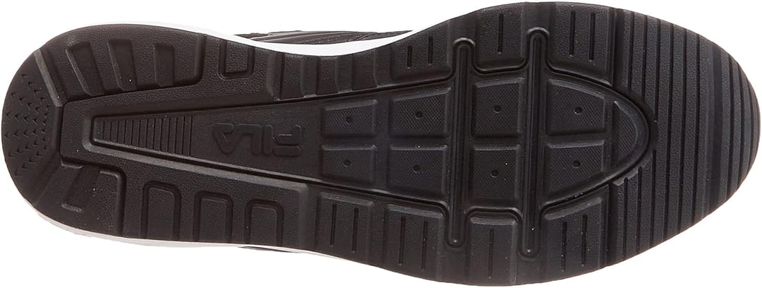 FILA Herren Horizon Run Sneaker 44 EU Black White, 44 EU Black White