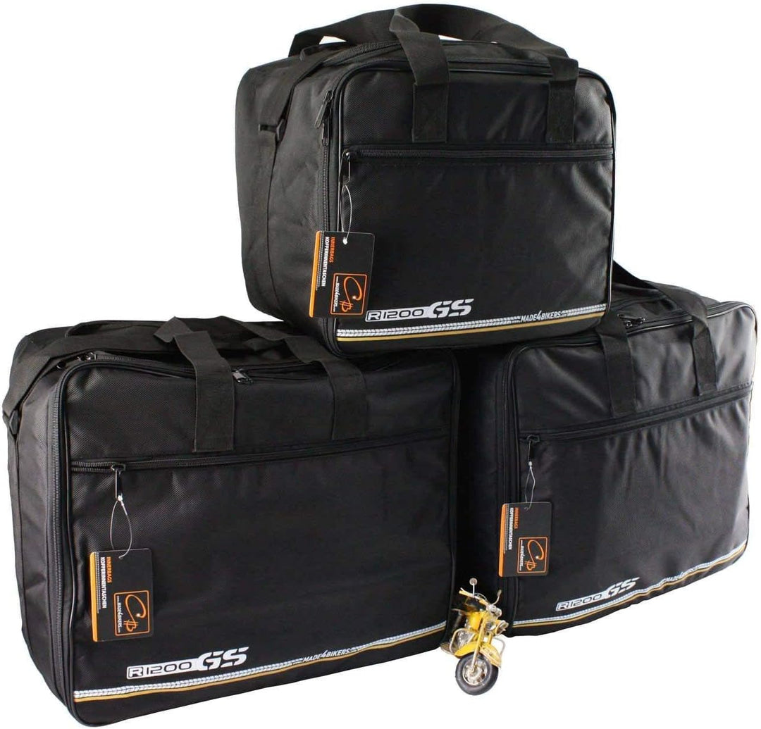 made4bikers Promotion-Bag: Set Koffer UND TopCase Innentaschen passend für BMW R1200GS-LC (K51) Adve