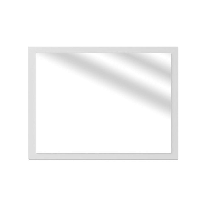 Vicco Badezimmerspiegel Kiko, Weiss Hochglanz, 45 x 60 cm, Weiss Hochglanz