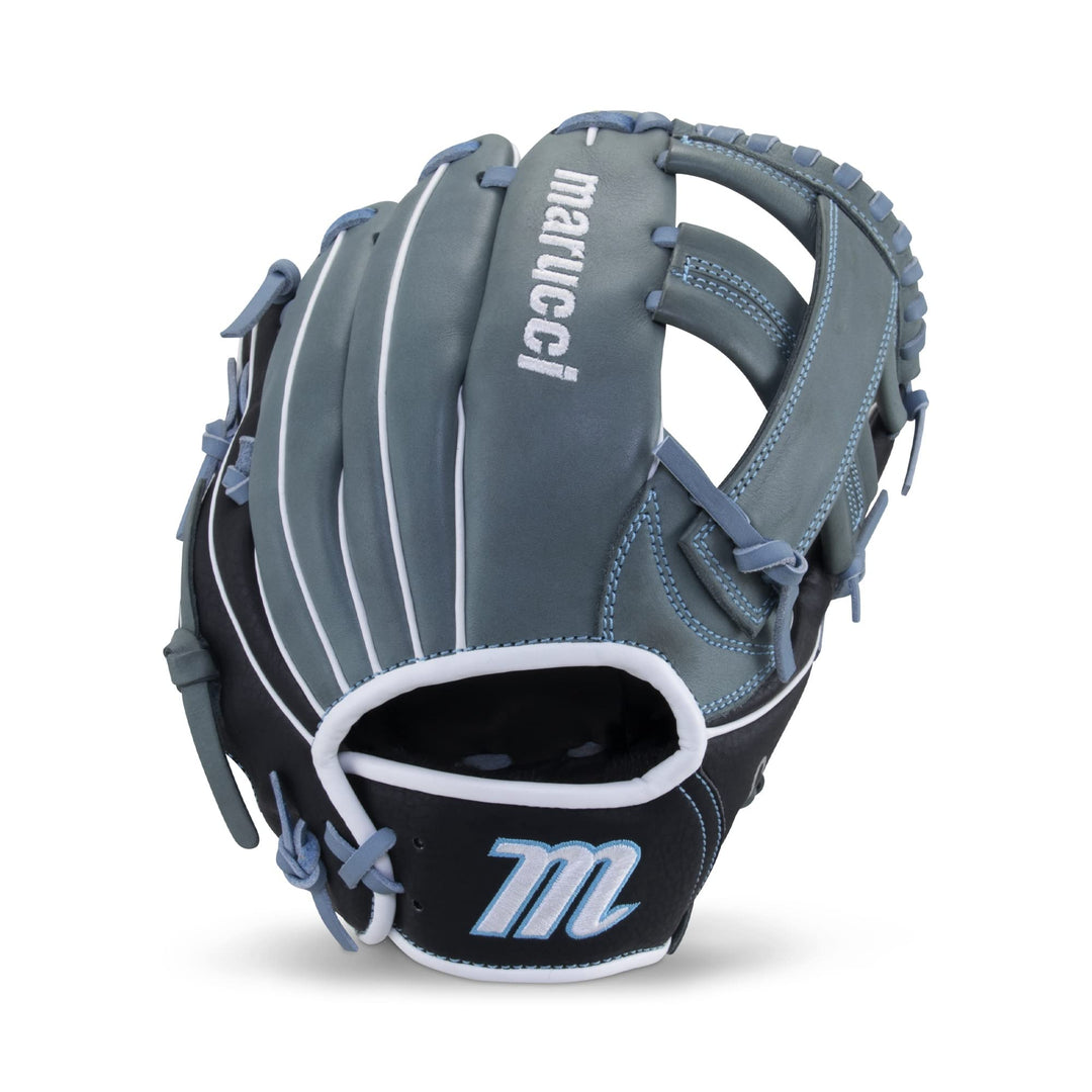 Marucci Youth Caddo Fastpitch Glove Series, 11 - GRAU/COLUMBIA BLUE