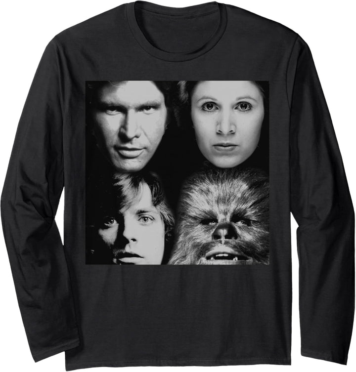 Star Wars Four Faces Langarmshirt