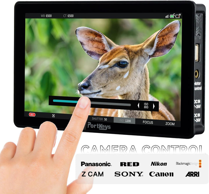 Portkeys BM7IIDS Kabellose Kontrolle Field Kamera Monitor 7" Touchscreen 3G SDI 3D LUT 2200Nit 10bit