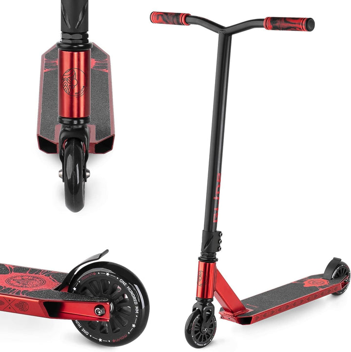 Movino Stunt Scooter Stunt Roller Kickscooter Professioneller Freestyle Roller Trick Roller ABEC 9 K