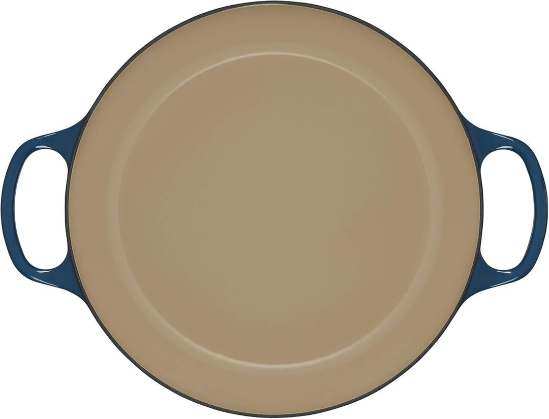 Le Creuset Signature Gusseisen Gourmet-Profitopf, Rund, Ø 30 cm, 3,5 l, Für alle Herdarten inkl. Ind