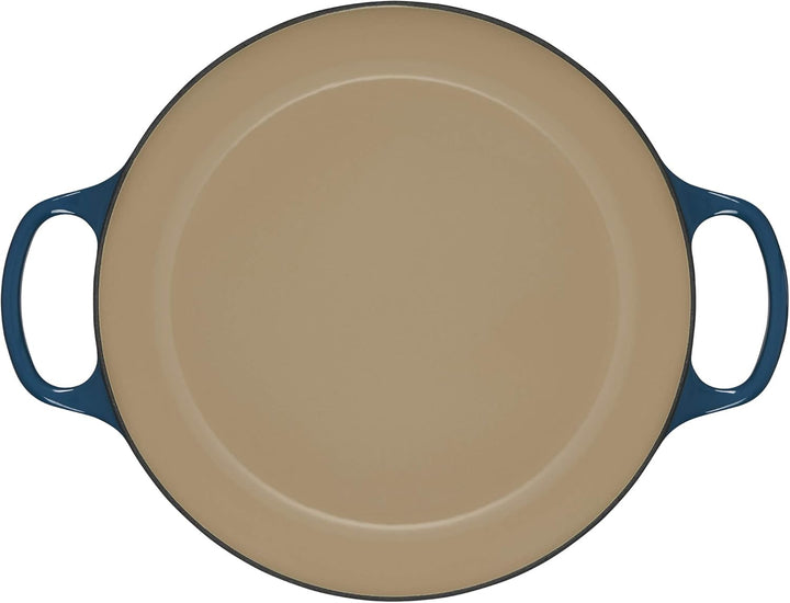 Le Creuset Signature Gusseisen Gourmet-Profitopf, Rund, Ø 30 cm, 3,5 l, Für alle Herdarten inkl. Ind