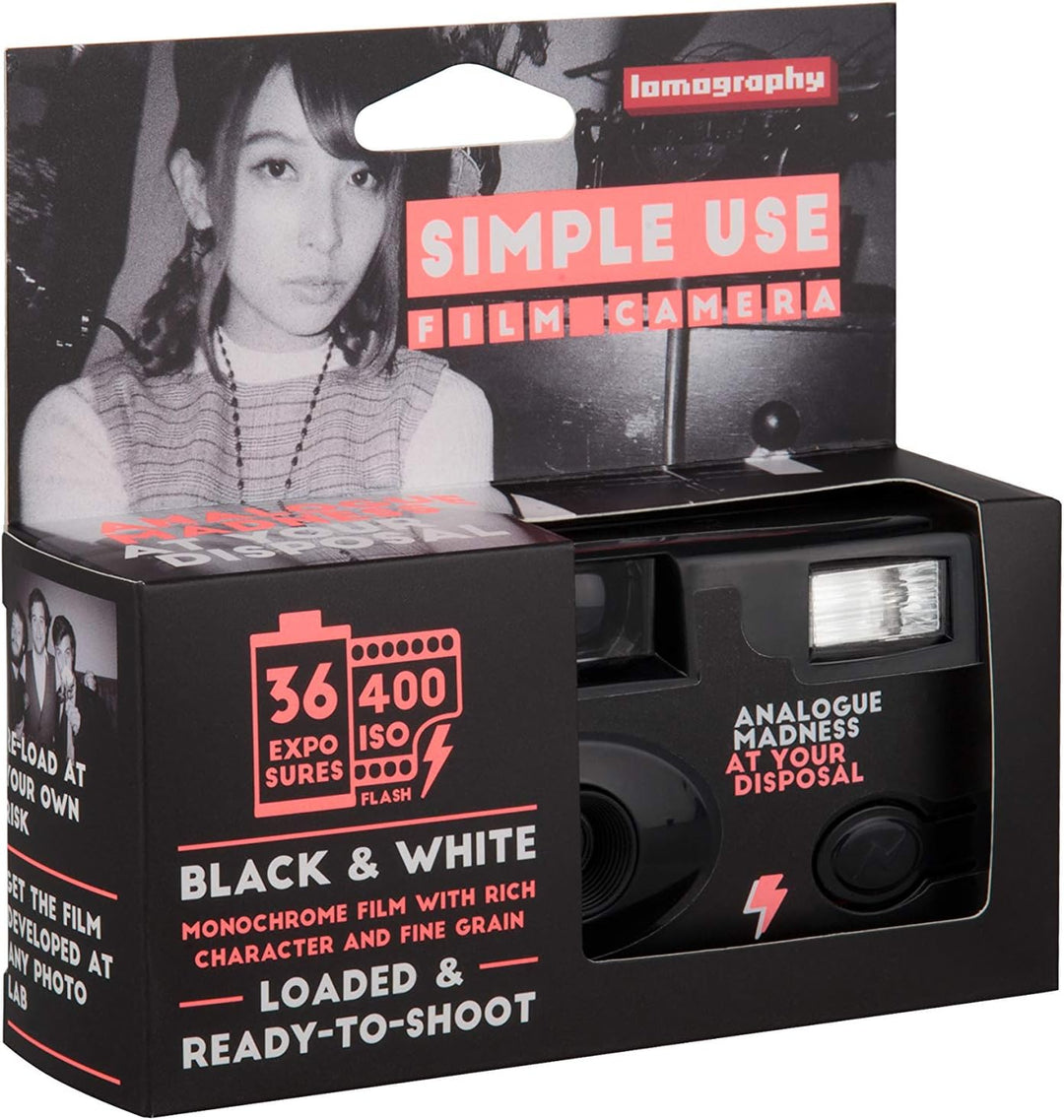 Lomography Einfach zu bedienende, wiederladbare Kamera-Schwarz-Weiss-Film