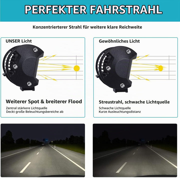 Kraumi LED Zusatzscheinwerfer, 15 Zoll 320W Cree LED Arbeitsscheinwerfer 32,000lm Led Scheinwerfer 1
