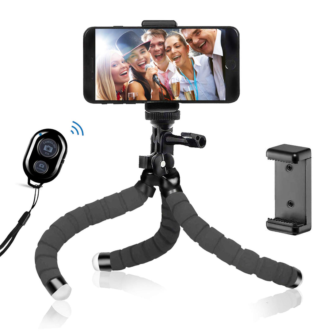 BSET BUY Tripod Oktopus Handy Stativ Kamera-Stativ Ständer Dreibein Stativ Halter für Kamera und jed