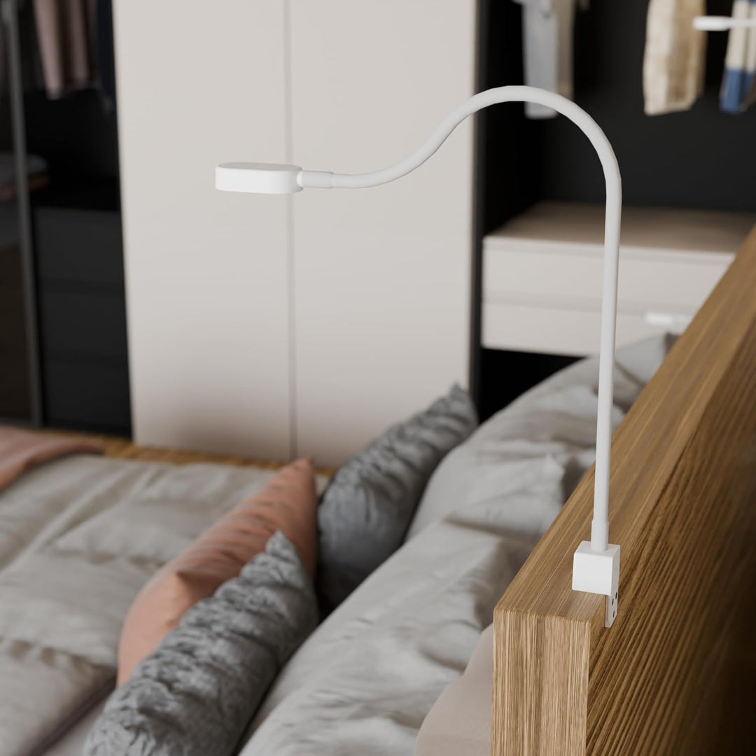 kalb I Ilios LED-Bettleuchte/Leseleuchte mit USB-C, Wand- und Winkelmontage, Flexibler Arm, dimmbar,