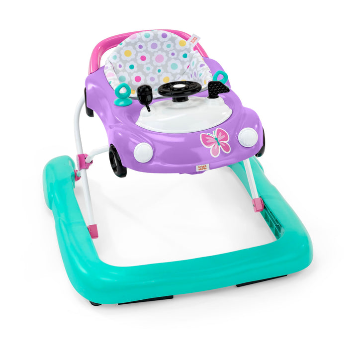 Bright Starts Little Speedster 3-in-1 Auto Lauflernhilfe, Lila Power, Baby Aktivitten-Lauflernhilfe