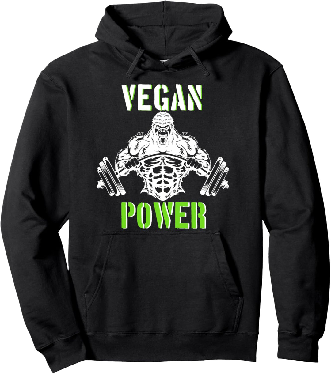 Vegan Fitness Veganer Workout Vegan Power Geschenk Pullover Hoodie