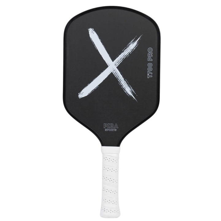 PRO Pickleball Schläger – T700 Carbon, 16mm Honeycomb, Angeraute Oberfläche für Top Spin, Verlängert