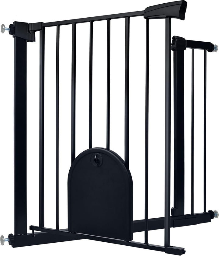 HENGMEI Treppenschutzgitter Türschutzgitter Treppengitter ohne Bohren Türgitter Baby Schutzgitter 85