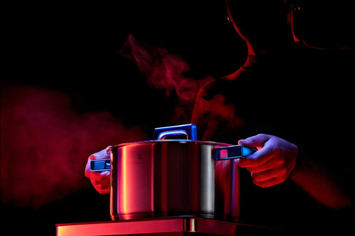 WMF Ultimate Cool Topfset Induktion 5-teilig, Kochtopf Set mit Edelstahldeckel, Cromargan Edelstahl