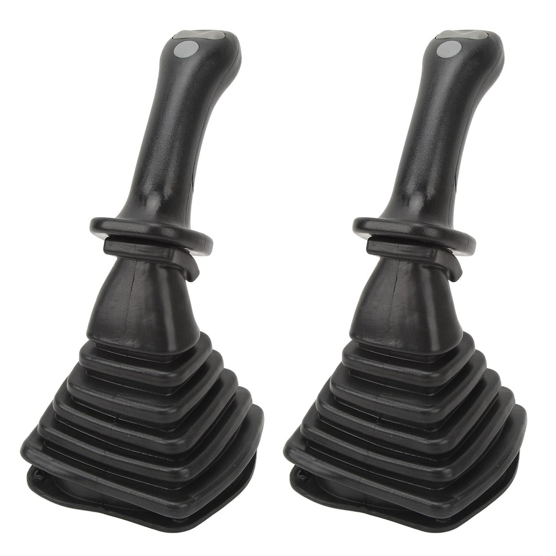 Pyhodi 2 Stück 3-Tasten-Bagger-Joystick-Griffe, Staubschutz-Ersatz für Doosan DH DX150 215 225 300 3