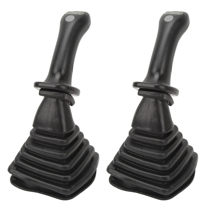 Pyhodi 2 Stück 3-Tasten-Bagger-Joystick-Griffe, Staubschutz-Ersatz für Doosan DH DX150 215 225 300 3